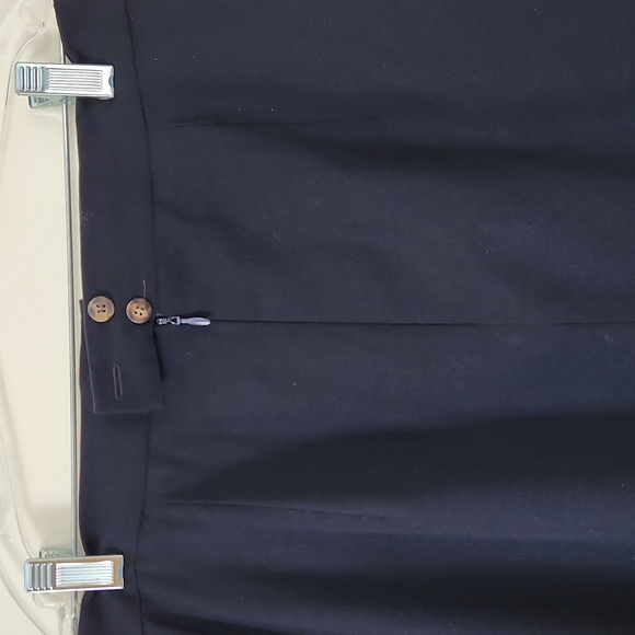 Jones New York, dark navy , A-line  100% wool  skirt, size 10 - Picture 5 of 11